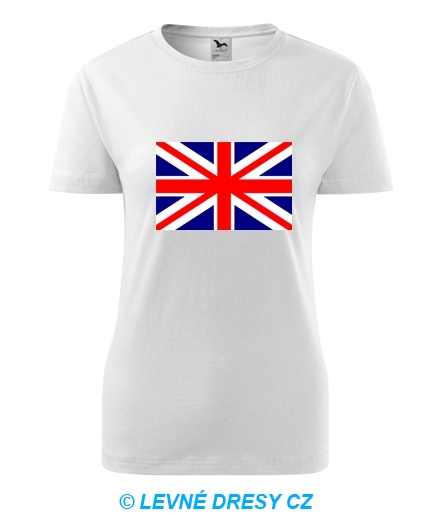 Tričko s anglickou vlajkou dámské