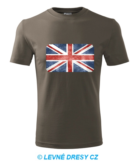 Tričko s anglickou vlajkou pánské