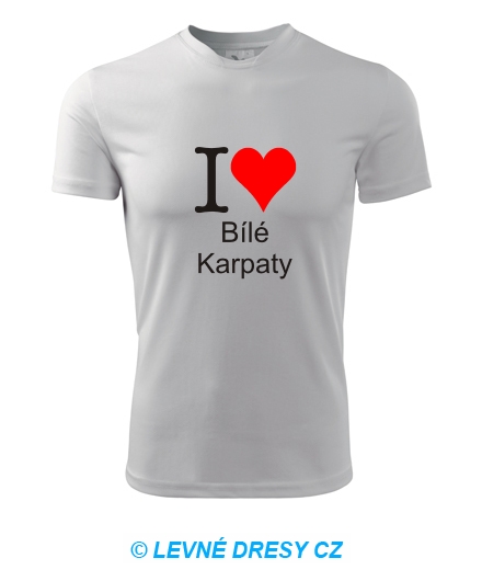 Tričko I love Bílé Karpaty