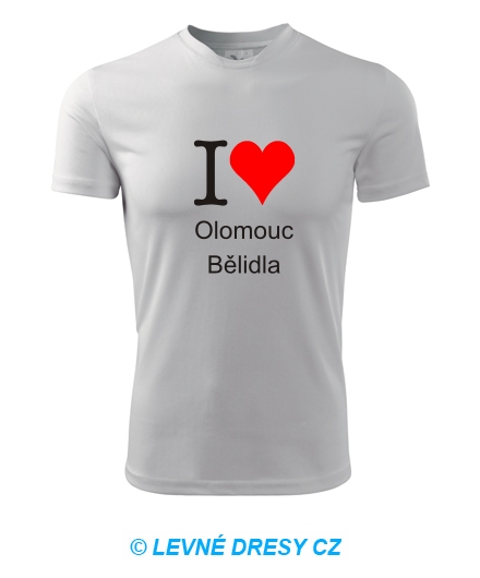 Tričko I love Olomouc Bělidla