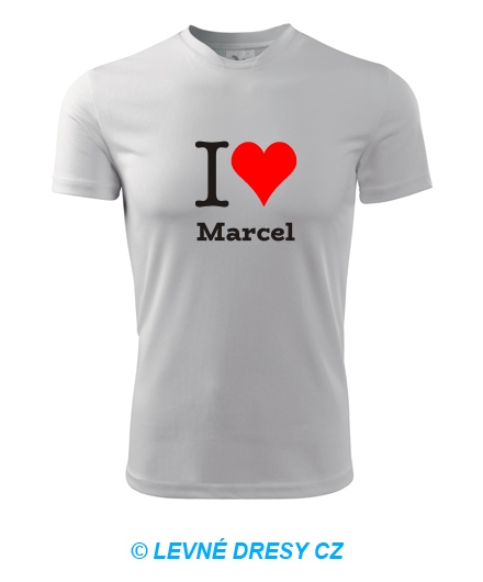 Tričko I love Marcel