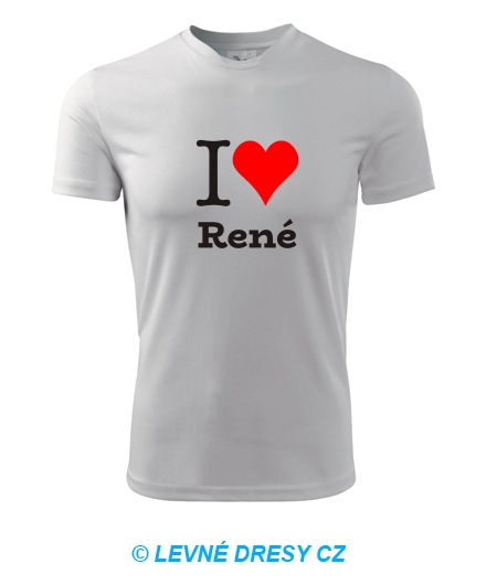 Tričko I love René