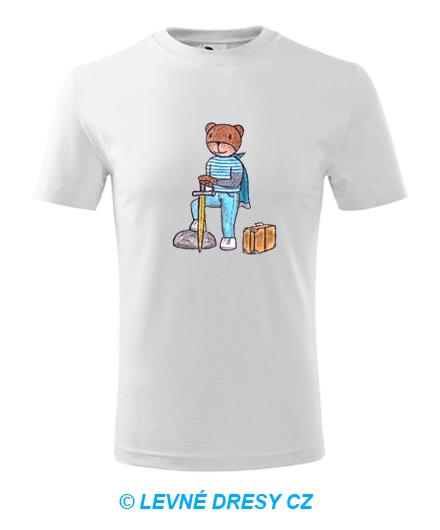 Dětské tričko medvídek cestovatel