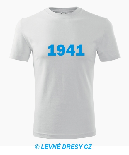Narozeninové tričko s ročníkem 1941
