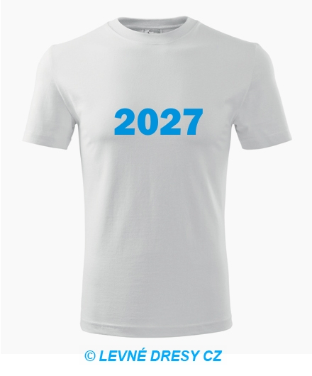 Narozeninové tričko s ročníkem 2027