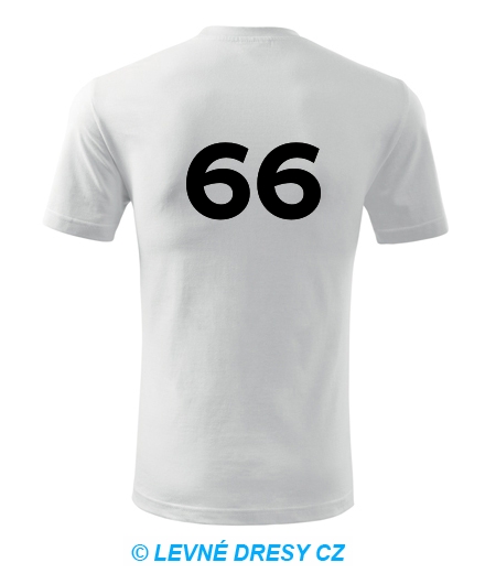 Tričko s číslem 66