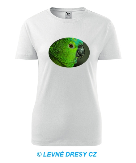 Dámské tričko s papouškem 2