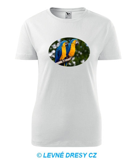 Dámské tričko s papouškem 5