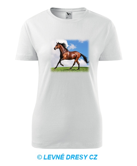 Tričko s koněm dámské