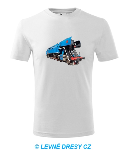 Dětské tričko s parní lokomotivou papoušek