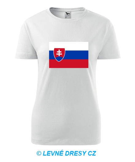 Dámské tričko se slovenskou vlajkou