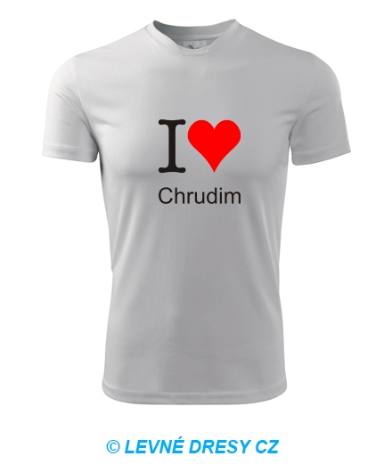 Tričko I love Chrudim